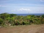 View of ocean from access road past entrance 